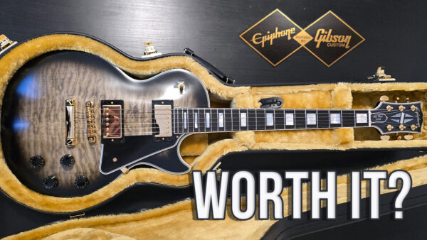Epiphone Inspired by Gibson Les Paul Custom Cobra Burst Review