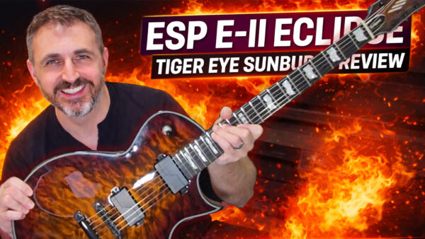 ESP E-II Eclipse Tiger Eye Sunburst Review: Redemption
