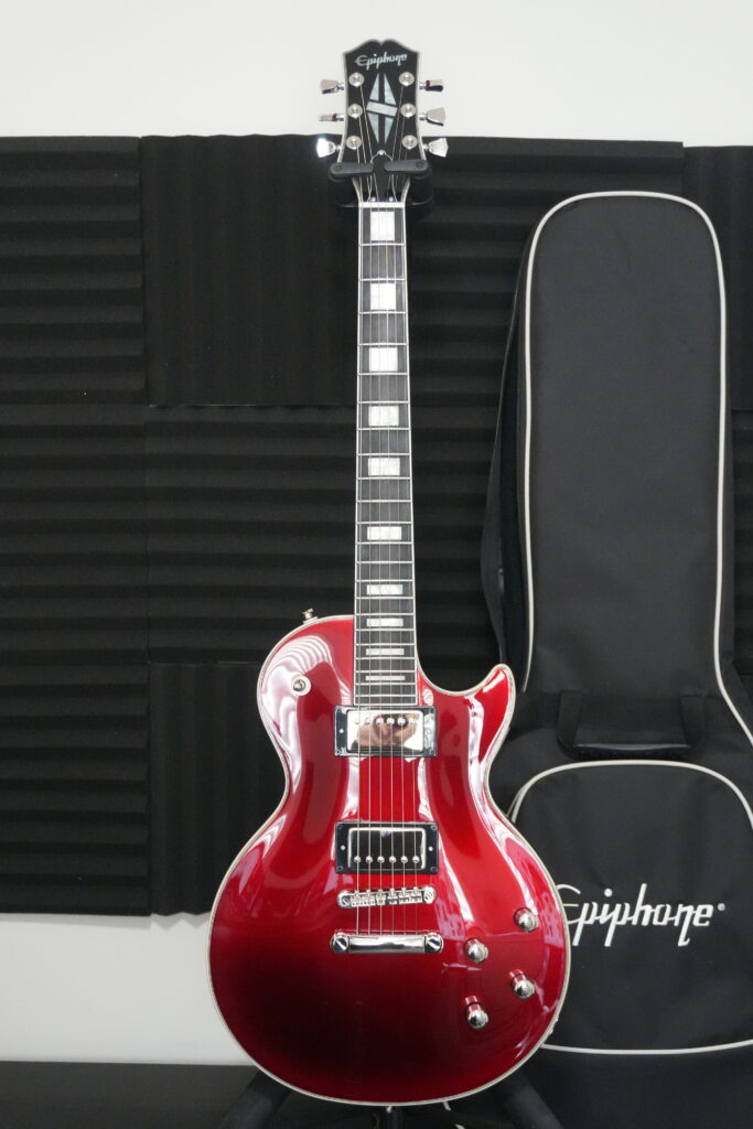 Epiphone modern custom candy apple center